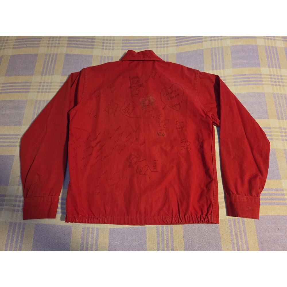 Vintage 1959 Senior Cord Skirt And Jacket Set Hand Drawn High School 50s 60s - Picture 5 of 16